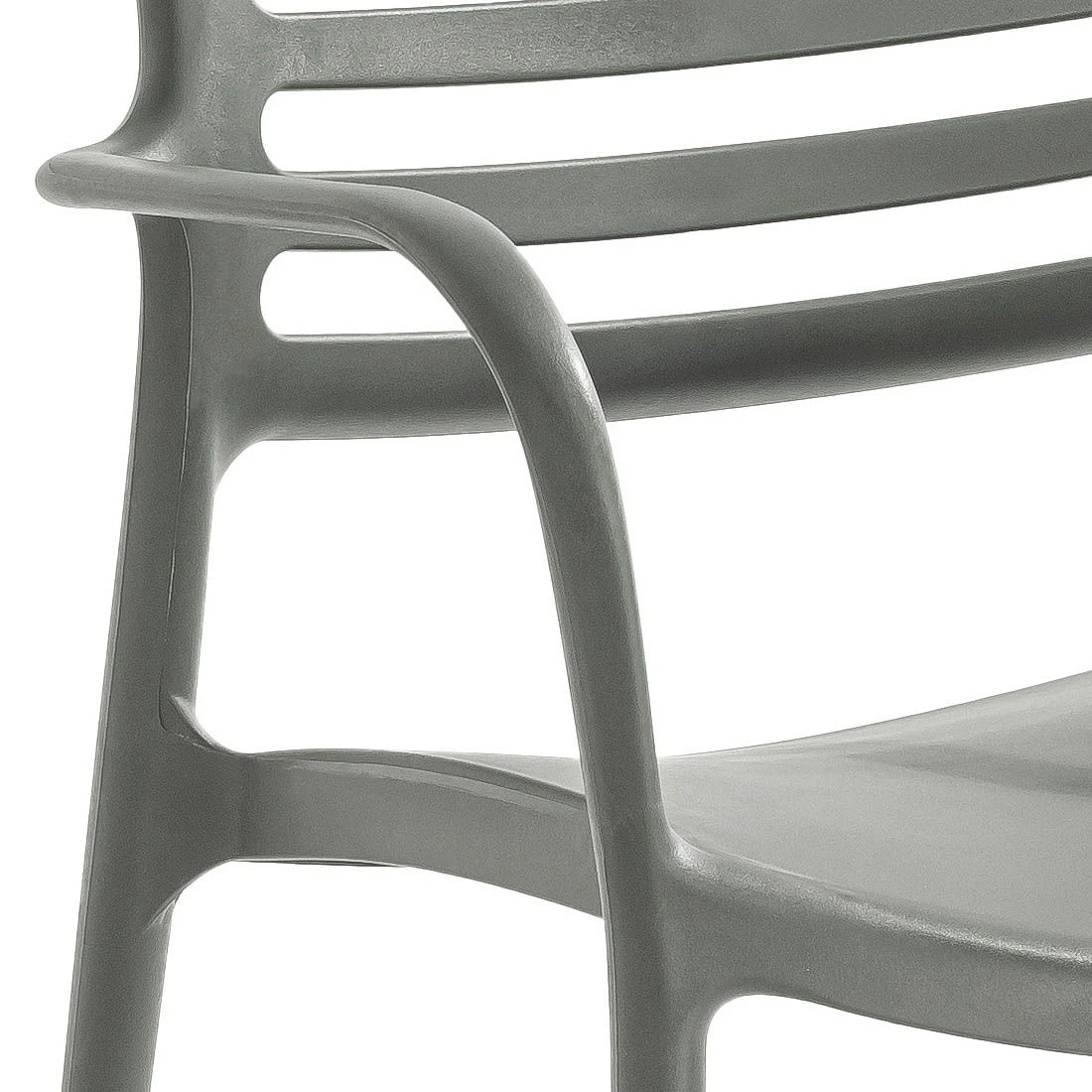 Niehoff San Remo Stapelstuhl Polypropylen Grau 5 Niehoff San Remo Stapelstuhl Polypropylen Grau – Bild 3