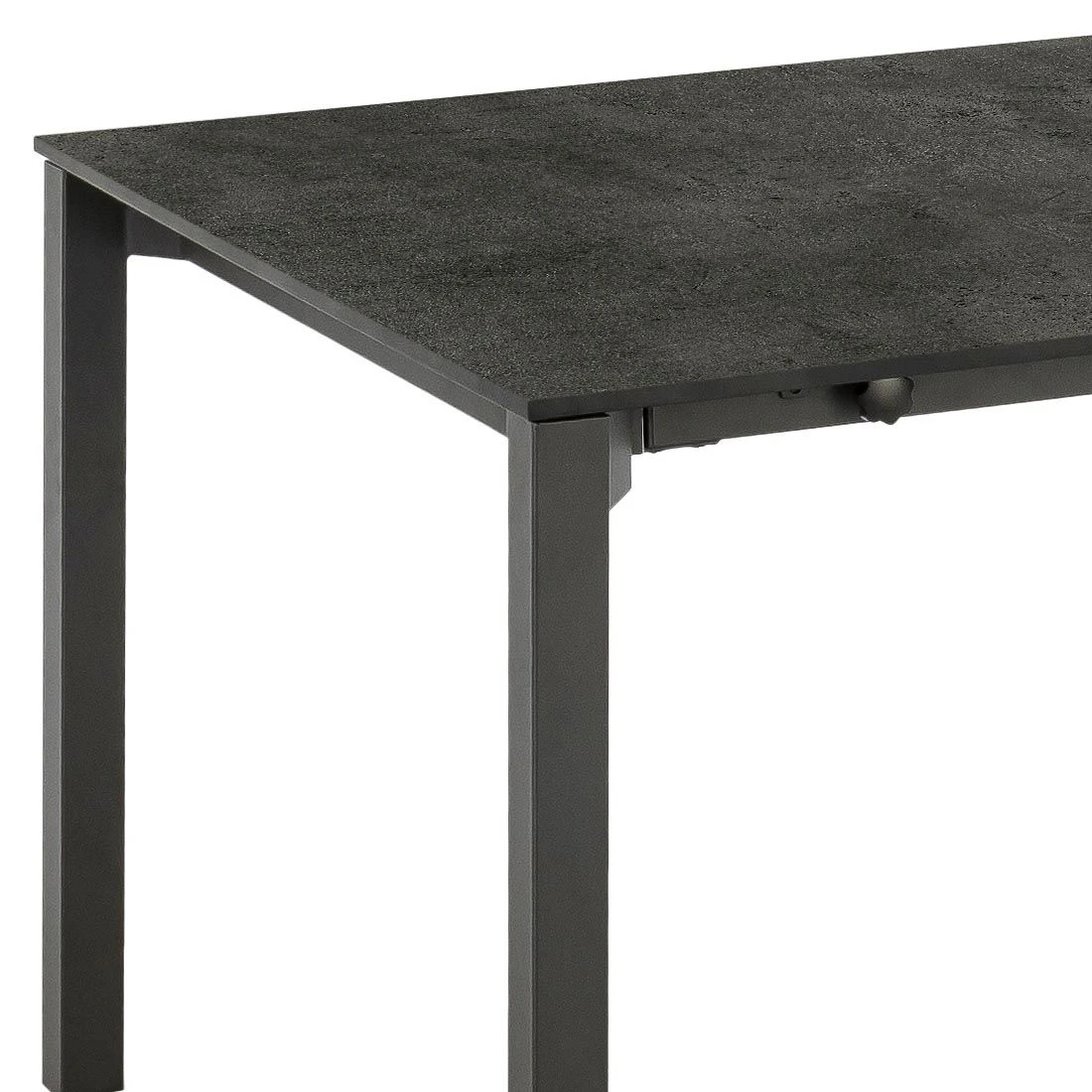 Niehoff Savona Ausziehtisch 200/300x100cm Stahl/HPL Anthrazit/Beton 8 Niehoff Savona Ausziehtisch 200/300x100cm Stahl/HPL Anthrazit/Beton – Bild 6