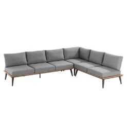 Niehoff Serra Ecklounge 6-tlg. Aluminium/Canvas Anthrazit -GartenMöbelPro Verkäufe niehoff serra loungeecke 6 tlg aluminium canvas 1414746 3