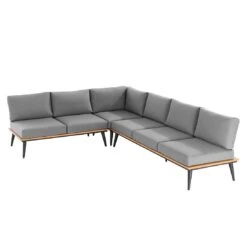 Niehoff Serra Ecklounge 6-tlg. Aluminium/Canvas Anthrazit -GartenMöbelPro Verkäufe niehoff serra loungeecke 6 tlg aluminium canvas 1414746 4