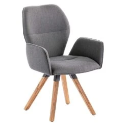 Niehoff Alvaro Gartensessel Teak/Polypropylen Natur/Anthrazit