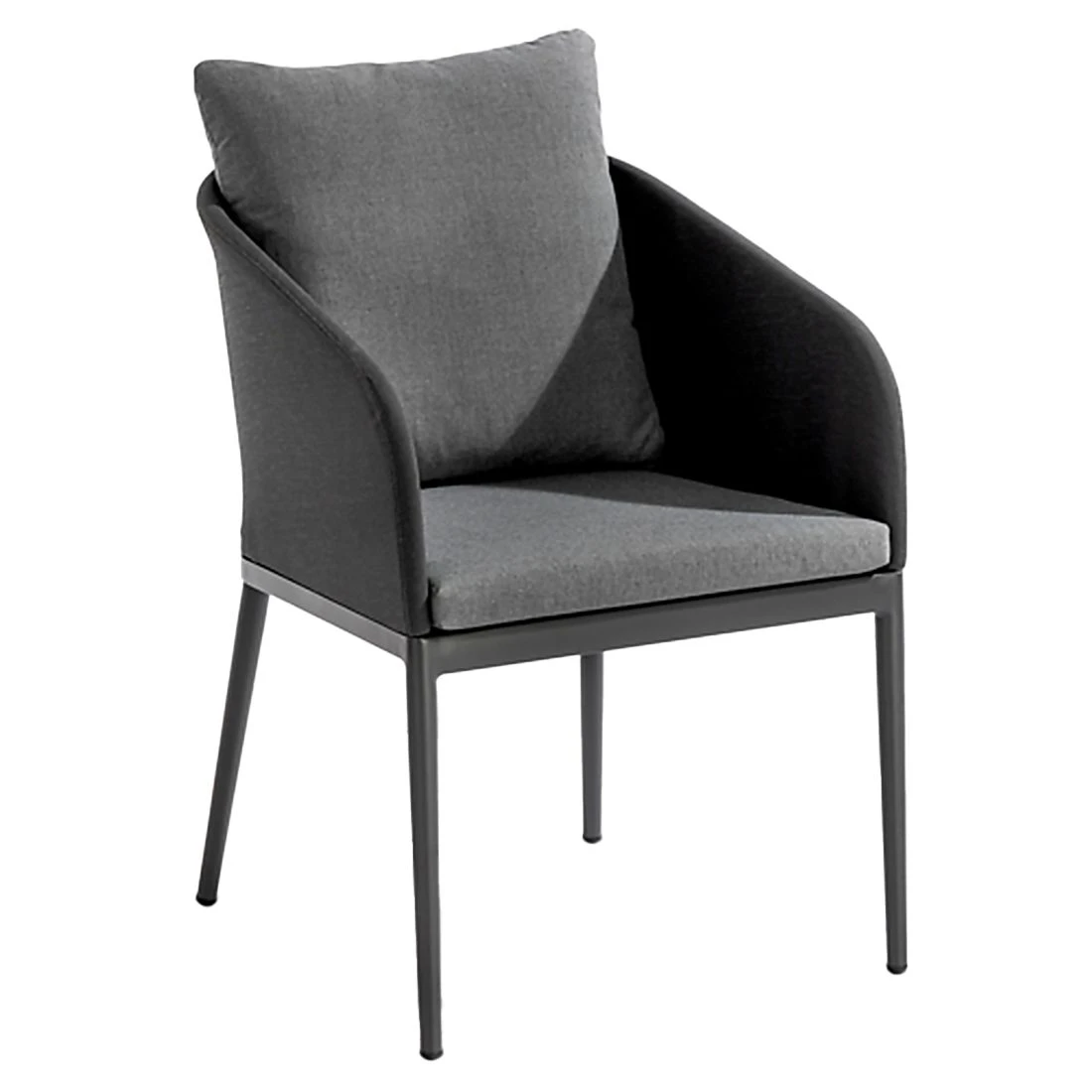 Niehoff Triest Diningsessel Aluminium/Stoff/Olefin Anthrazit/Grau 3 Niehoff Triest Diningsessel Aluminium/Stoff/Olefin Anthrazit/Grau