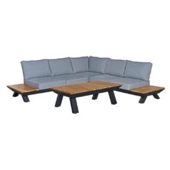 OUTLIV. Oktava Ecklounge 3-tlg. Aluminium/Olefin Charcoal/Grey -GartenMöbelPro Verkäufe oktava loungeset 3 tlg aluminium polsterr 1392174 2
