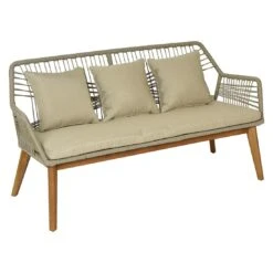 Outdoor Living Seville Loungeset 5-tlg. Akazie/Rope Braun/Sand -GartenMöbelPro Verkäufe outdoor living seville loungeset 5 ltg akazie rope 1428243 3