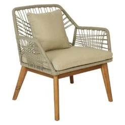 Outdoor Living Seville Loungeset 5-tlg. Akazie/Rope Braun/Sand -GartenMöbelPro Verkäufe outdoor living seville loungeset 5 ltg akazie rope 1428243 4