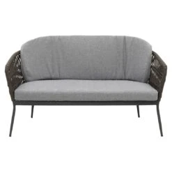 OUTLIV. Advokat Gartensofa Aluminium/Rope Anthrazit/Taupe -GartenMöbelPro Verkäufe outliv advokat 2 sitzersofa aluminium rope 1353377 2