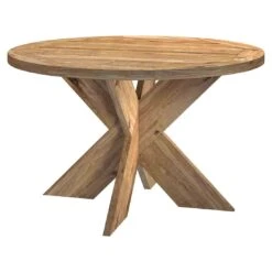 OUTLIV. Atlanta Gartentisch Ø130cm Inkl. Drehteller Teak Recycelt -GartenMöbelPro Verkäufe outliv atlanta gartentisch durchm130cm inkl drehteller 1480966 2