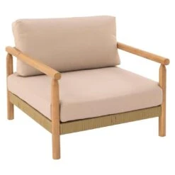 OUTLIV. Berga Loungeset 4-tlg. Rope/Akazie Taupe -GartenMöbelPro Verkäufe outliv bergen lounge set rope taupe akazie teak look 1267500 6