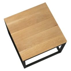 OUTLIV. Flora Beistelltisch 40x41x30cm Stahl/Wildeiche Schwarz/Wildeiche -GartenMöbelPro Verkäufe outliv by detlef steves flora beistelltisch 40x41x30cm stahl wildeiche 1354114 3