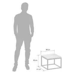 OUTLIV. Flora Beistelltisch 40x41x30cm Stahl/Wildeiche Schwarz/Wildeiche -GartenMöbelPro Verkäufe outliv by detlef steves flora beistelltisch 40x41x30cm stahl wildeiche 1354114 5