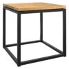 OUTLIV. Flora Beistelltisch 40x41x42cm Stahl/Wildeiche Schwarz/Wildeiche -GartenMöbelPro Verkäufe outliv by detlef steves flora beistelltisch 40x41x42cm stahl wildeiche 1354136 1