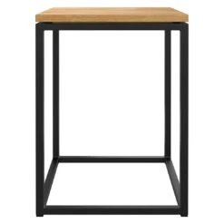 OUTLIV. Flora Beistelltisch 40x41x55cm Stahl/Wildeiche Schwarz/Wildeiche -GartenMöbelPro Verkäufe outliv by detlef steves flora beistelltisch 40x41x55cm stahl wildeiche 1354158 2