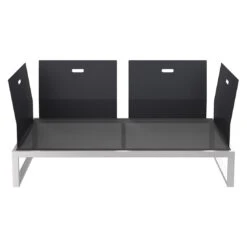 OUTLIV. Capri Loungebank Edelstahl/Polyester Schwarz -GartenMöbelPro Verkäufe outliv capri loungebank edelstahl inkl kissen 7