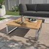 OUTLIV. Capri Loungetisch 75x75cm Teak Natur -GartenMöbelPro Verkäufe outliv capri loungetisch 75x75cm edelstahl teak teak natur 1168984 1