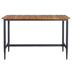 OUTLIV. Clark Bartisch 170x75cm Aluminium/Teak Recycelt Charcoal/Teak Recycelt -GartenMöbelPro Verkäufe outliv clark bartisch 170x75cm aluminium teak recycelt 1346425 2