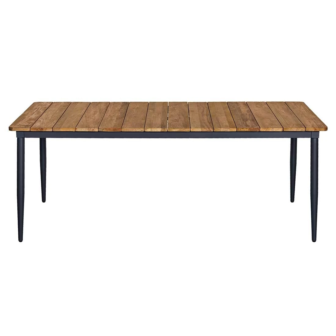 OUTLIV. Clark Gartenmöbelset 3-tlg Tisch 220x100 Aluminium/Teak Recycelt Charcoal/Teak Recycelt 5 OUTLIV. Clark Gartenmöbelset 3-tlg Tisch 220x100 Aluminium/Teak Recycelt Charcoal/Teak Recycelt – Bild 3