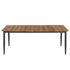 OUTLIV. Clark Gartentisch Aluminium/Teak Recycelt Charcoal/Teak Recycelt -GartenMöbelPro Verkäufe outliv clark gartentisch 220x100cm aluminium teak recycelt 1346414 4