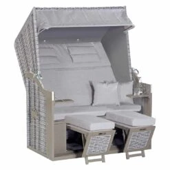 OUTLIV. Cliff Strandkorb Pinie/Geflecht Onix