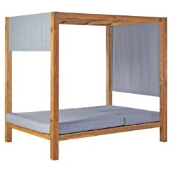 OUTLIV. Coracao Daybed Teak Recycelt/Olefin Teak Recycelt/Grau -GartenMöbelPro Verkäufe outliv coracao daybed teak recycelt inkl kissen 1346700 2