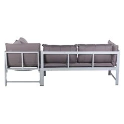 OUTLIV. Ecklounge Aluminium Inkl. Kissen Silber/Grau -GartenMöbelPro Verkäufe outliv eck lounge aluminium inkl kissen silber grau 1228714 6