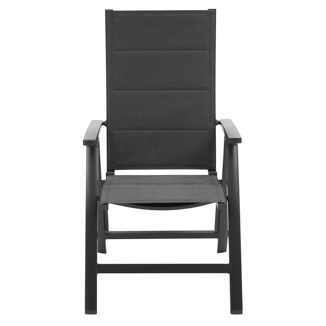 OUTLIV. Falun Klappsessel Aluminium/Textilene Anthrazit 4 OUTLIV. Falun Klappsessel Aluminium/Textilene Anthrazit – Bild 2