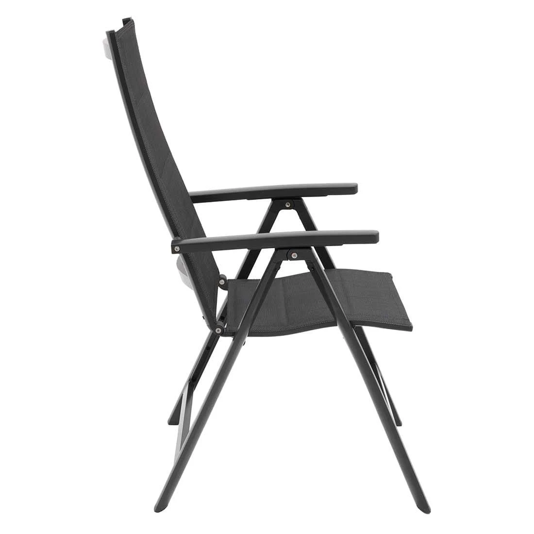 OUTLIV. Falun Klappsessel Aluminium/Textilene Anthrazit 5 OUTLIV. Falun Klappsessel Aluminium/Textilene Anthrazit – Bild 3