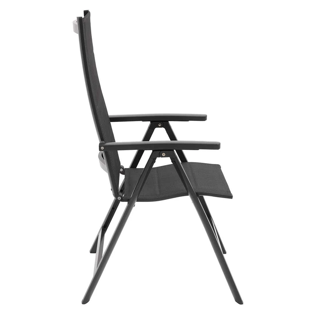 OUTLIV. Falun Klappsessel Aluminium/Textilene Anthrazit 7 OUTLIV. Falun Klappsessel Aluminium/Textilene Anthrazit – Bild 5