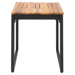 OUTLIV. Floris Hocker Stahl/Akazie Schwarz/Natur -GartenMöbelPro Verkäufe outliv floris hocker stahl akazie 1343213 3