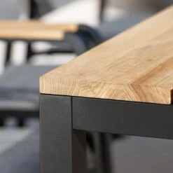 Stern Gartentisch 200x100cm Aluminium/Teak Schwarz Matt/Natur -GartenMöbelPro Verkäufe outliv gartentisch 200x100cm aluminium teak 1372649 9