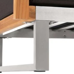 OUTLIV. Hawaii Gartensofa Edelstahl/Teak/Polster Dunkelgrau -GartenMöbelPro Verkäufe outliv hawaii 3 sitzersofa edelstahl teak polster dunkelgrau 1226206 9