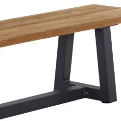 OUTLIV. Holland Gartenbank 220cm Aluminium/Teak Anthrazit/Natur -GartenMöbelPro Verkäufe outliv holland 4 sitzerbank 220 cm aluminium teak 1430223 2