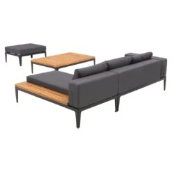 OUTLIV. Bern Ecklounge Aluminium/Olefin Schwarz/Grau -GartenMöbelPro Verkäufe outliv ko tao loungeecke aluminium olefin 1342960 6