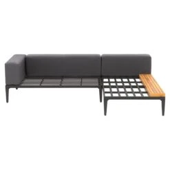 OUTLIV. Bern Ecklounge Aluminium/Olefin Schwarz/Grau -GartenMöbelPro Verkäufe outliv ko tao loungeecke aluminium olefin 1342960 7