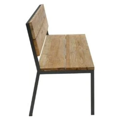 OUTLIV. Kobe Gartenbank 180 Cm Edelstahl/Teak Anthrazit/Natur -GartenMöbelPro Verkäufe outliv kobe 3 sitzerbank 180 cm edelstahl teak 1428914 3