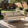 OUTLIV. Korfu Loungebank 166 Cm Teak/Olefin Natur/Braun -GartenMöbelPro Verkäufe outliv korfu loungebank 166 cm teak olefin 1428771 1
