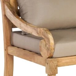 OUTLIV. Korfu Loungesessel Teak/Olefin Natur/Braun -GartenMöbelPro Verkäufe outliv korfu loungesessel teak olefin 1428749 3