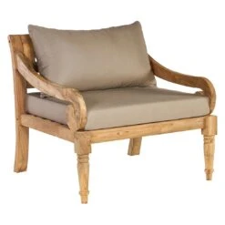 OUTLIV. Korfu Loungeset 4-tlg. Teak/Olefin Natur/Braun -GartenMöbelPro Verkäufe outliv korfu sofagruppe 4 tlg teak olefin 1431807 4