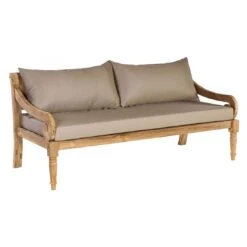 OUTLIV. Korfu Loungeset 4-tlg. Teak/Olefin Natur/Braun -GartenMöbelPro Verkäufe outliv korfu sofagruppe 4 tlg teak olefin 1431807 5