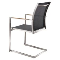 OUTLIV. Kreta Freischwinger Edelstahl/Textilene Silber/Coal -GartenMöbelPro Verkäufe outliv kreta freischwinger aluminium rope 1365895 4