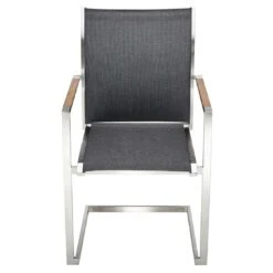 OUTLIV. Kreta Gartenmöbelset 7-tlg. Freischwinger Mit Tisch 220x100cm Silber/Coal -GartenMöbelPro Verkäufe outliv kreta gartenmoebelset 7 tlg mit tisch 220x100cm 1443962 3