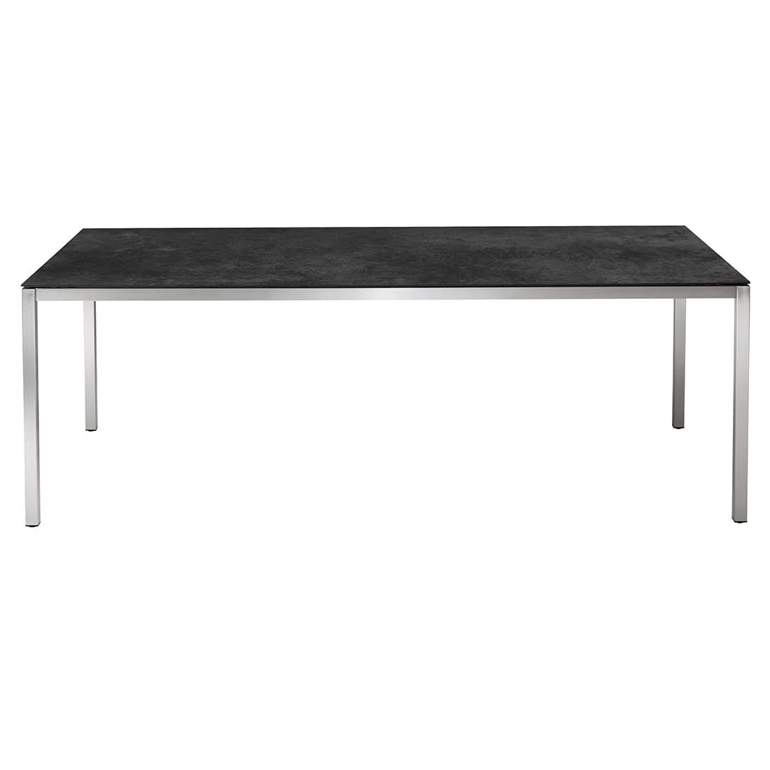 OUTLIV. Kreta Gartentisch 140x80cm Edelstahl/Keramik Silber/Concrete Coal 4 OUTLIV. Kreta Gartentisch 140x80cm Edelstahl/Keramik Silber/Concrete Coal – Bild 2