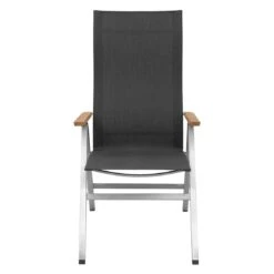 OUTLIV. Kreta Klappsessel Edelstahl/Textilene Silber/Coal -GartenMöbelPro Verkäufe outliv kreta klappsessel edelstahl rope 1365950 2