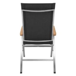 OUTLIV. Kreta Klappsessel Edelstahl/Textilene Silber/Coal -GartenMöbelPro Verkäufe outliv kreta klappsessel edelstahl rope 1365950 4