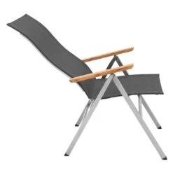 OUTLIV. Kreta Klappsessel Edelstahl/Textilene Silber/Coal -GartenMöbelPro Verkäufe outliv kreta klappsessel edelstahl rope 1365950 6