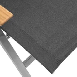 OUTLIV. Kreta Klappsessel Edelstahl/Textilene Silber/Coal -GartenMöbelPro Verkäufe outliv kreta klappsessel edelstahl rope 1365950 8