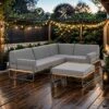 OUTLIV. Largo Ecklounge Stahl/Kunstfaser Anthrazit/Royal Dark Grey -GartenMöbelPro Verkäufe outliv largo loungeecke 5tlg stahl pulver akazie kissen anthrazit grau 1205394 1