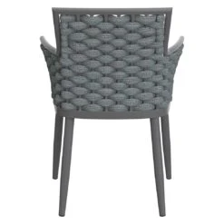 OUTLIV. Leon Diningsessel Aluminium/Rope/Olefin Anthrazit/Anthrazit-Blau-Meliert -GartenMöbelPro Verkäufe outliv leon diningsessel aluminium rope acryl anthrazit anthrazit blau meliert 1171943 5