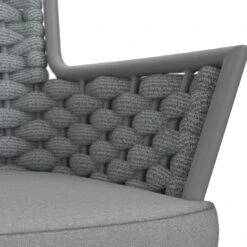 OUTLIV. Leon Diningsessel Aluminium/Rope/Olefin Anthrazit/Anthrazit-Blau-Meliert -GartenMöbelPro Verkäufe outliv leon diningsessel aluminium rope acryl anthrazit anthrazit blau meliert 1171943 8