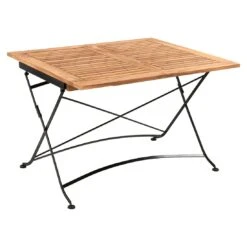 OUTLIV. Lindau Klapptisch 110/150x90x75 Cm Stahl/Teak Dunkelgrau -GartenMöbelPro Verkäufe outliv lindau klapptisch 110 150x90x75 cm stahl teak 1346161 6