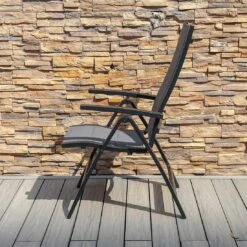 OUTLIV. London Klappsessel Aluminium/Sunbrella Anthrazit/Sooty -GartenMöbelPro Verkäufe outliv london klappsessel aluminium sunbrella 1342542 3